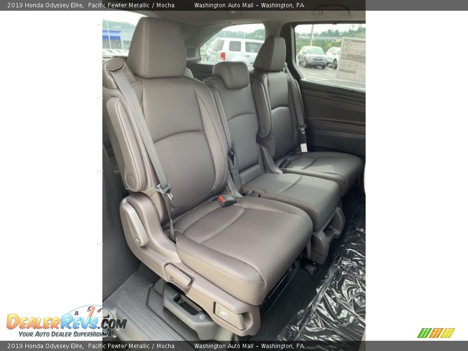 2019 Honda Odyssey Elite Pacific Pewter Metallic / Mocha Photo #24