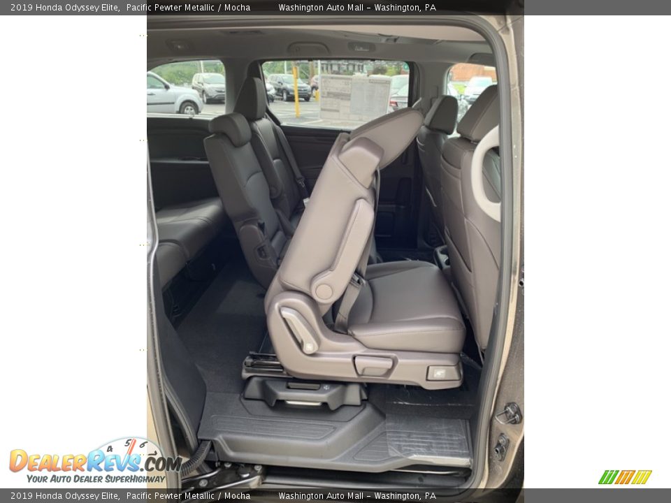 2019 Honda Odyssey Elite Pacific Pewter Metallic / Mocha Photo #25