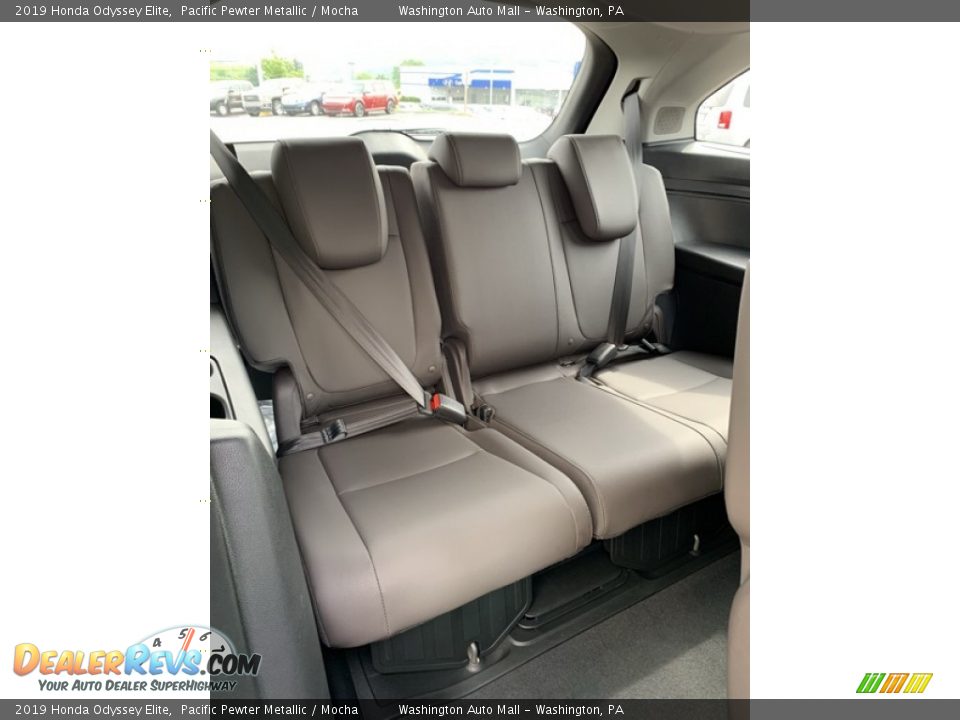 2019 Honda Odyssey Elite Pacific Pewter Metallic / Mocha Photo #26