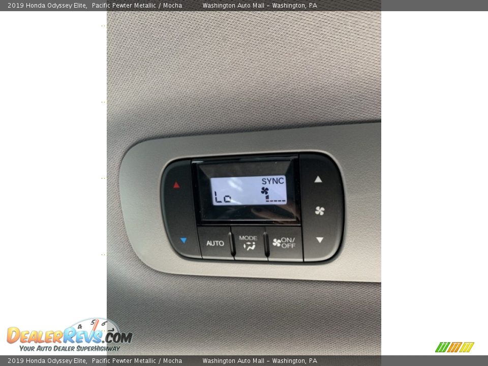 2019 Honda Odyssey Elite Pacific Pewter Metallic / Mocha Photo #30