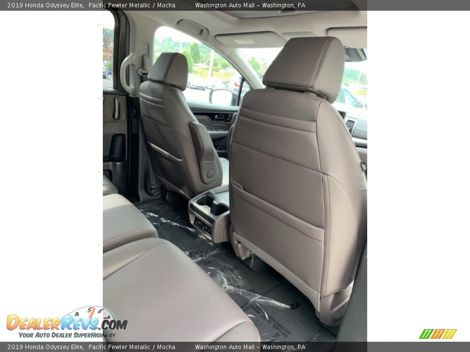 2019 Honda Odyssey Elite Pacific Pewter Metallic / Mocha Photo #31