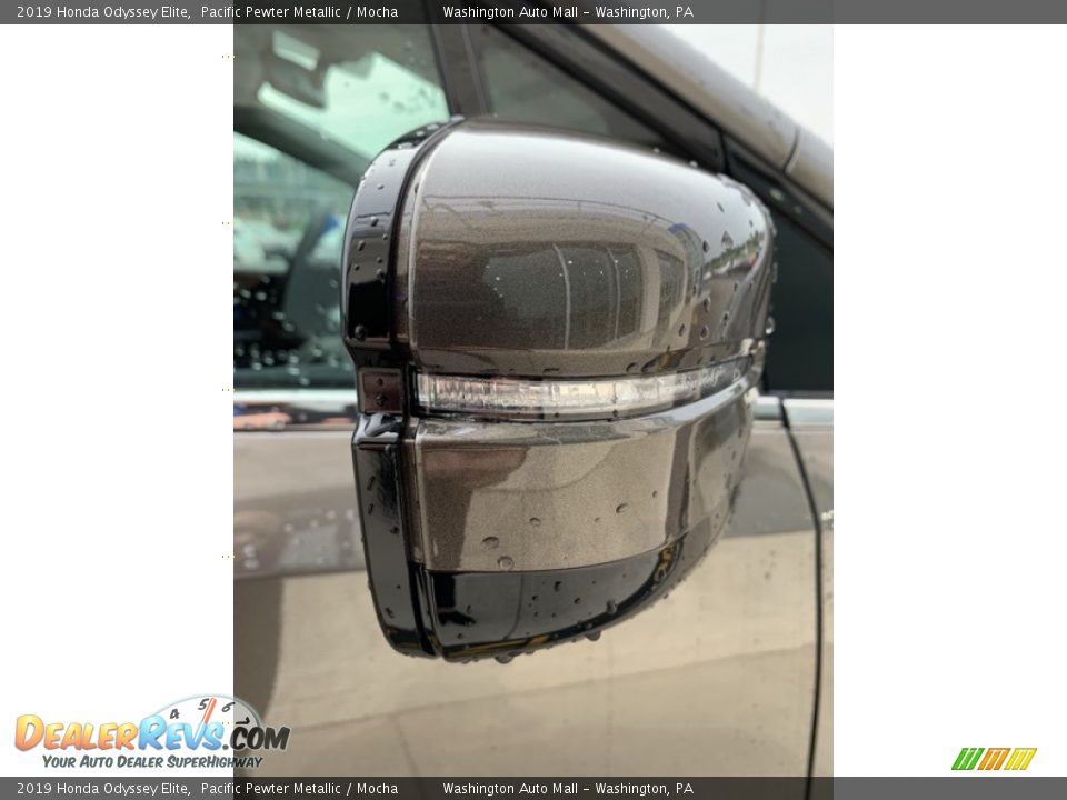 2019 Honda Odyssey Elite Pacific Pewter Metallic / Mocha Photo #35