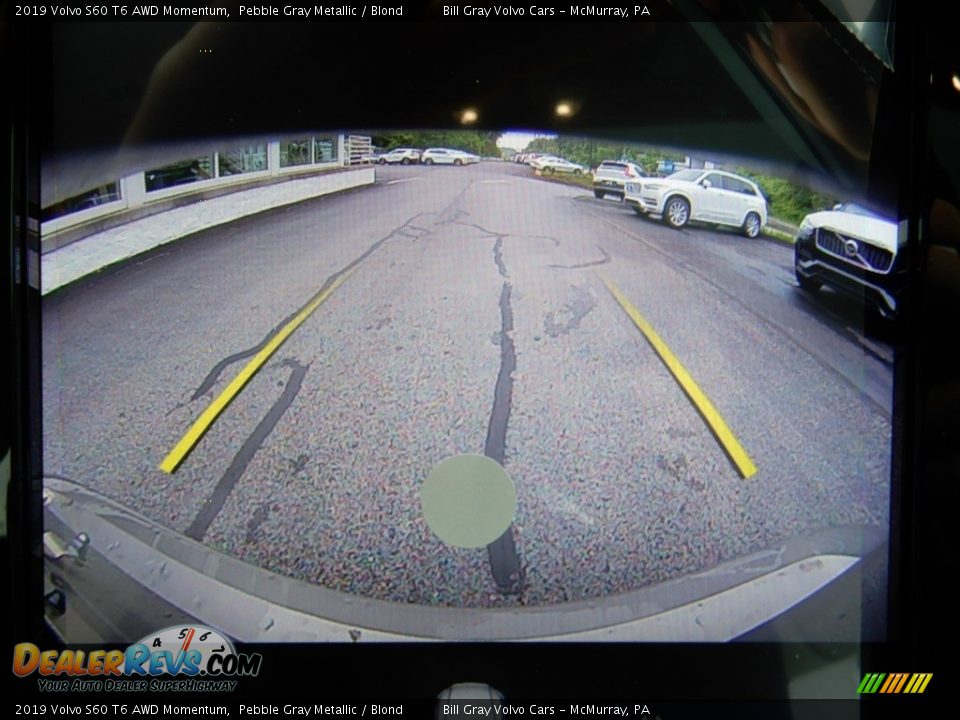 2019 Volvo S60 T6 AWD Momentum Pebble Gray Metallic / Blond Photo #14
