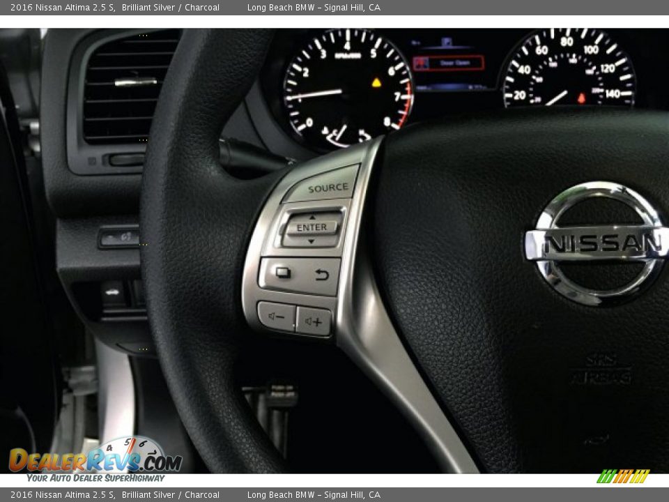 2016 Nissan Altima 2.5 S Brilliant Silver / Charcoal Photo #14