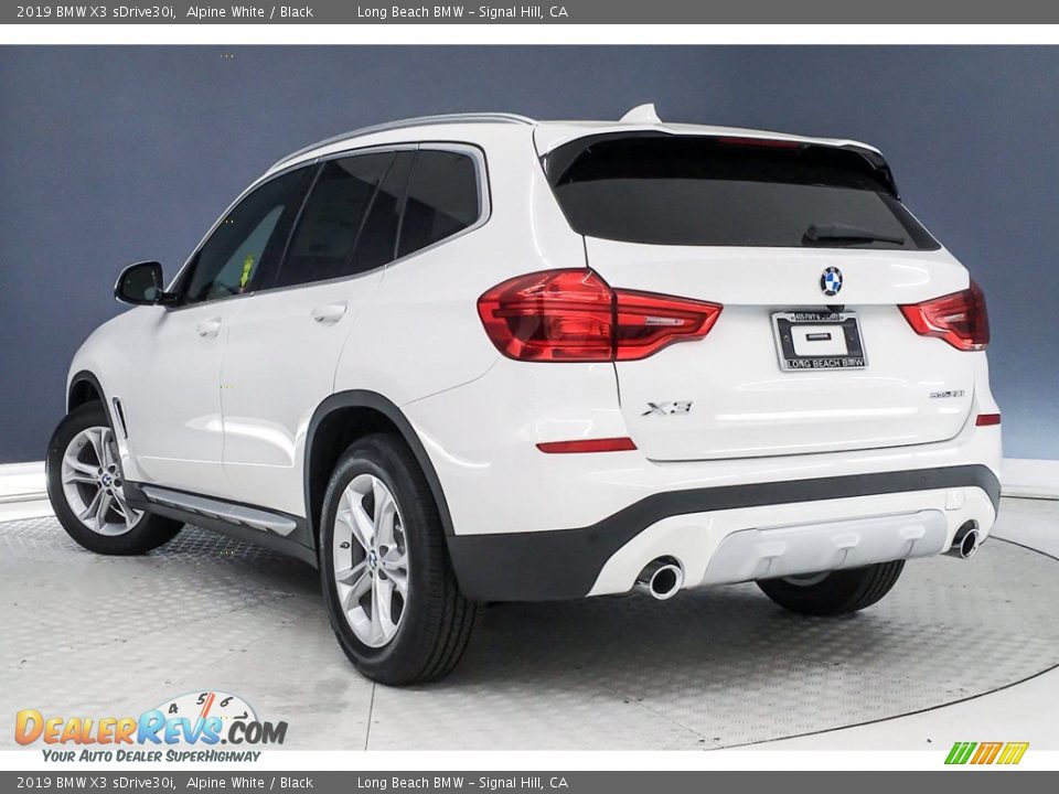 2019 BMW X3 sDrive30i Alpine White / Black Photo #2