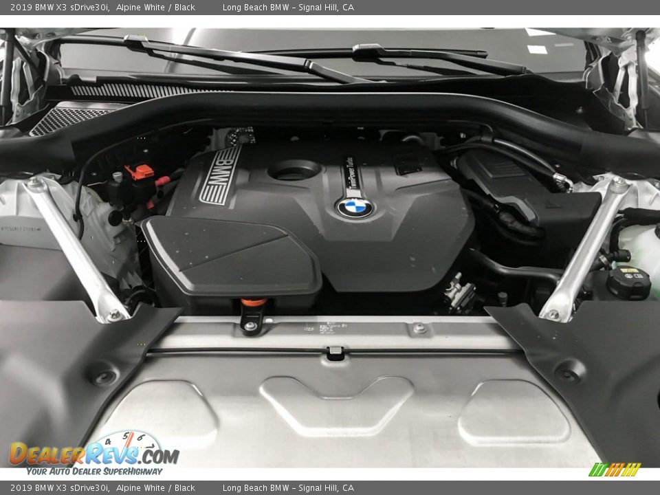 2019 BMW X3 sDrive30i Alpine White / Black Photo #8