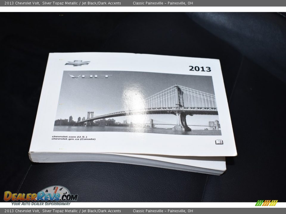 2013 Chevrolet Volt Silver Topaz Metallic / Jet Black/Dark Accents Photo #18