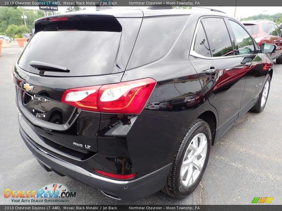 2019 Chevrolet Equinox LT AWD Mosaic Black Metallic / Jet Black Photo #6