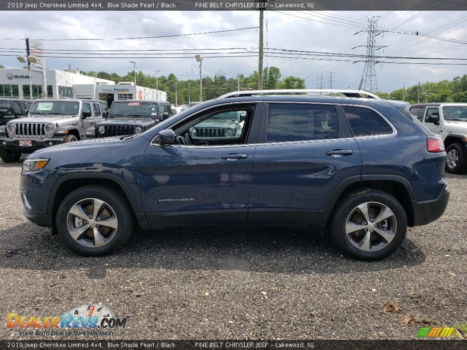 2019 Jeep Cherokee Limited 4x4 Blue Shade Pearl / Black Photo #3