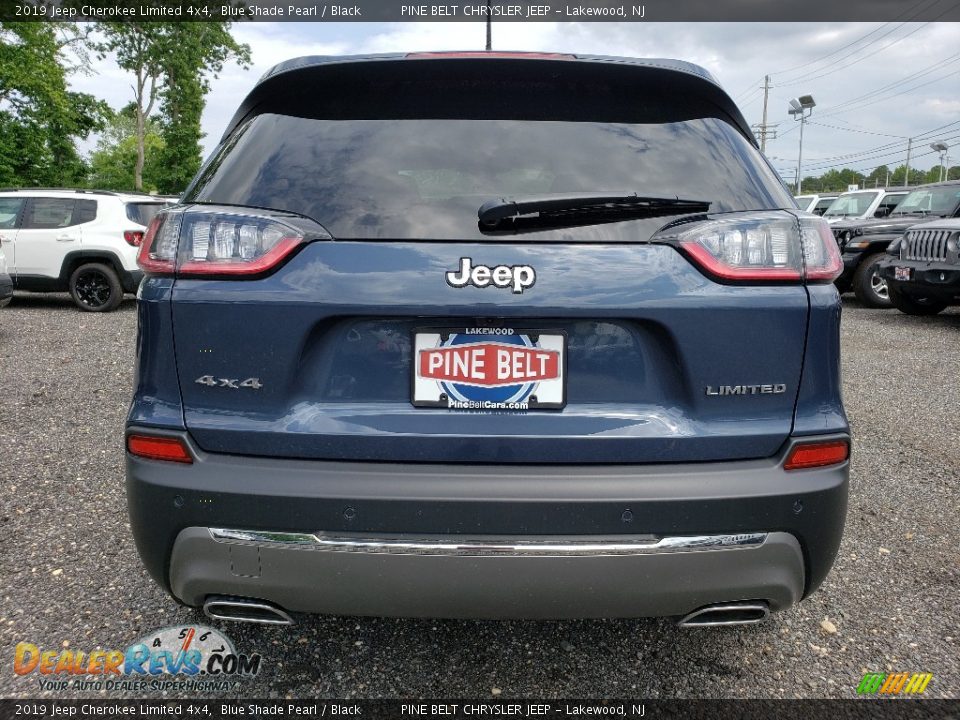2019 Jeep Cherokee Limited 4x4 Blue Shade Pearl / Black Photo #5