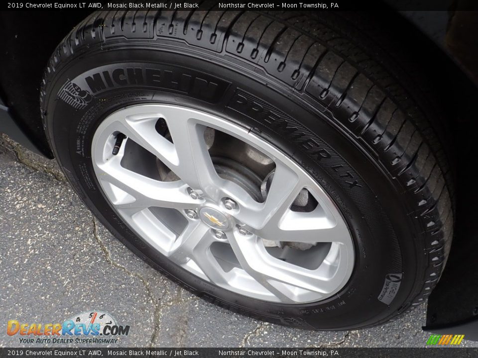 2019 Chevrolet Equinox LT AWD Mosaic Black Metallic / Jet Black Photo #10