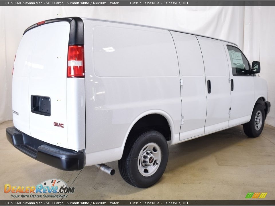 2019 GMC Savana Van 2500 Cargo Summit White / Medium Pewter Photo #2