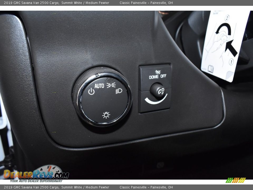 2019 GMC Savana Van 2500 Cargo Summit White / Medium Pewter Photo #7