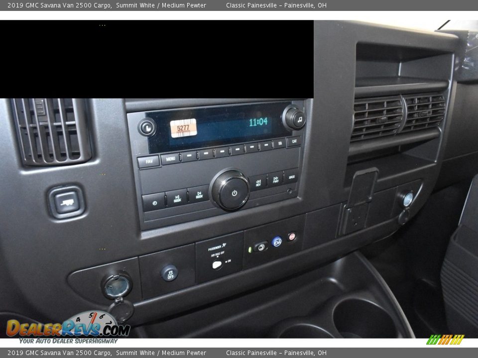 2019 GMC Savana Van 2500 Cargo Summit White / Medium Pewter Photo #9
