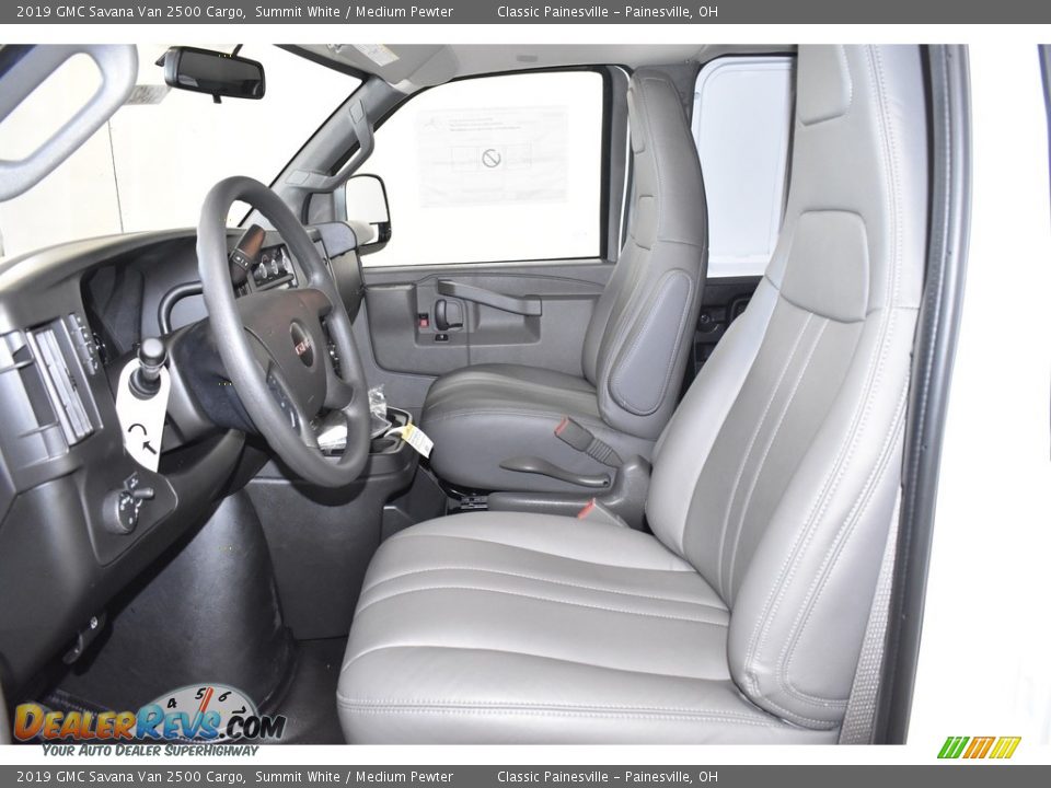 2019 GMC Savana Van 2500 Cargo Summit White / Medium Pewter Photo #6