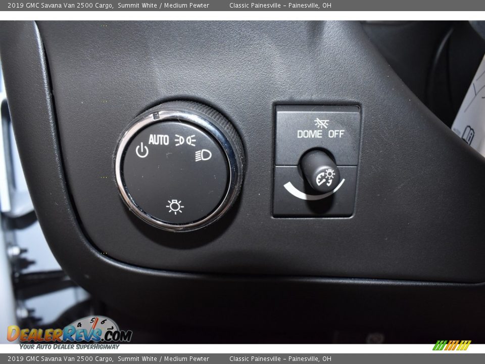 2019 GMC Savana Van 2500 Cargo Summit White / Medium Pewter Photo #8
