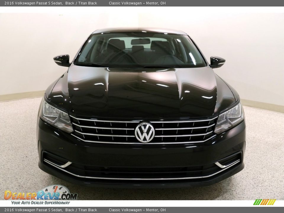 2016 Volkswagen Passat S Sedan Black / Titan Black Photo #2