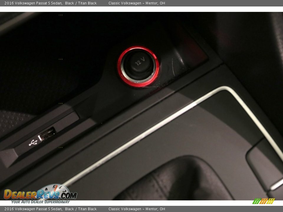 2016 Volkswagen Passat S Sedan Black / Titan Black Photo #15