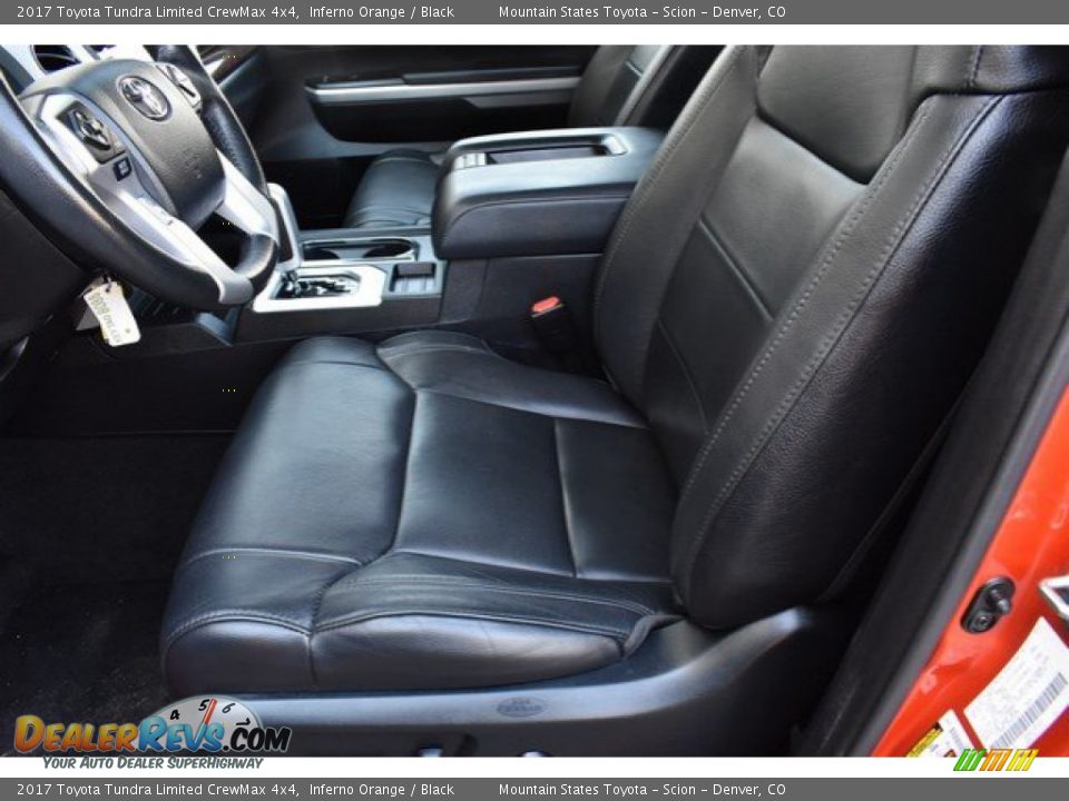 2017 Toyota Tundra Limited CrewMax 4x4 Inferno Orange / Black Photo #11