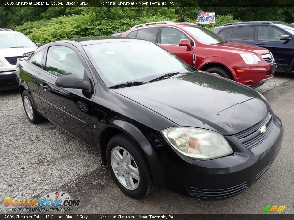 2009 Chevrolet Cobalt LS Coupe Black / Gray Photo #5
