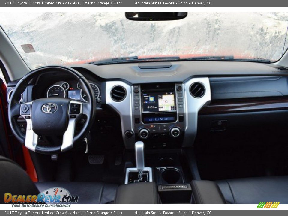 2017 Toyota Tundra Limited CrewMax 4x4 Inferno Orange / Black Photo #13