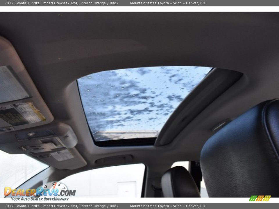 2017 Toyota Tundra Limited CrewMax 4x4 Inferno Orange / Black Photo #14