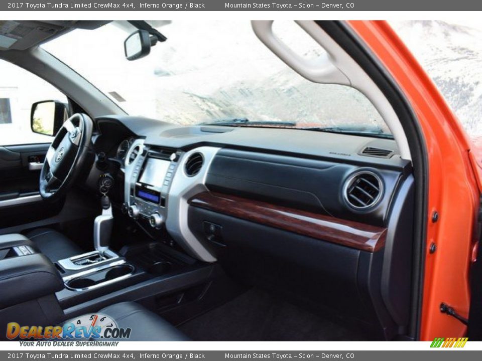 2017 Toyota Tundra Limited CrewMax 4x4 Inferno Orange / Black Photo #17