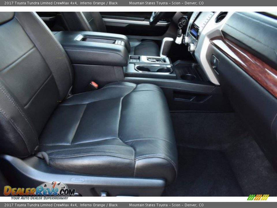 2017 Toyota Tundra Limited CrewMax 4x4 Inferno Orange / Black Photo #18