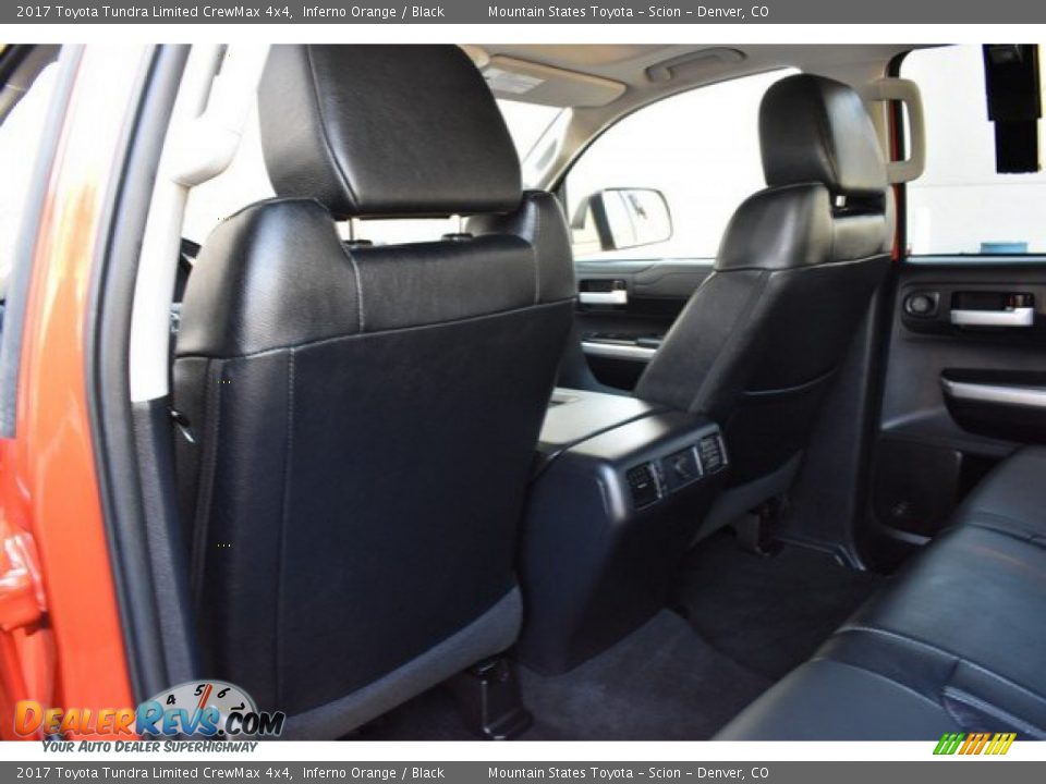 2017 Toyota Tundra Limited CrewMax 4x4 Inferno Orange / Black Photo #20
