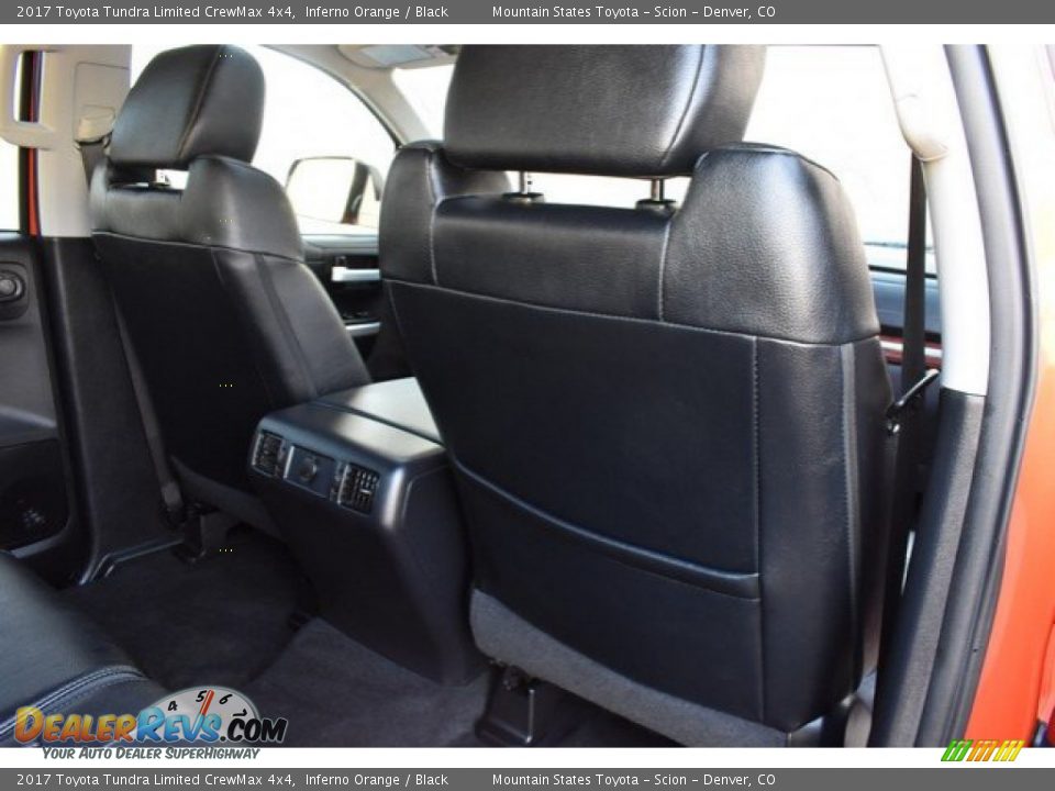 2017 Toyota Tundra Limited CrewMax 4x4 Inferno Orange / Black Photo #21
