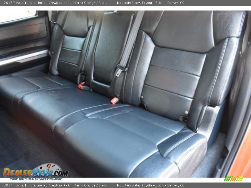 2017 Toyota Tundra Limited CrewMax 4x4 Inferno Orange / Black Photo #22