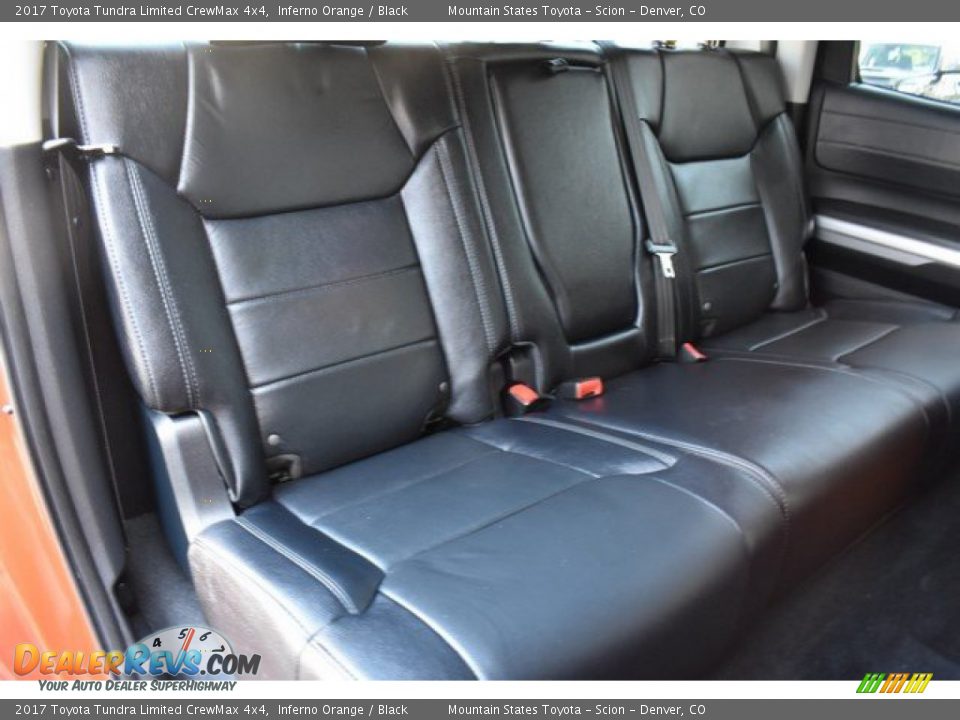 2017 Toyota Tundra Limited CrewMax 4x4 Inferno Orange / Black Photo #23