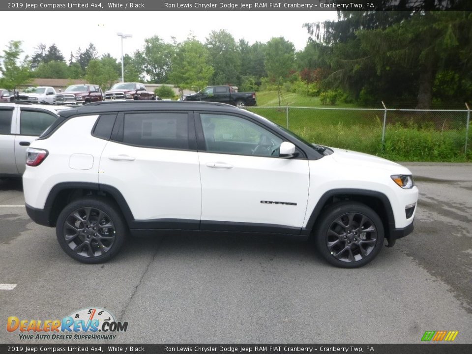 2019 Jeep Compass Limited 4x4 White / Black Photo #6