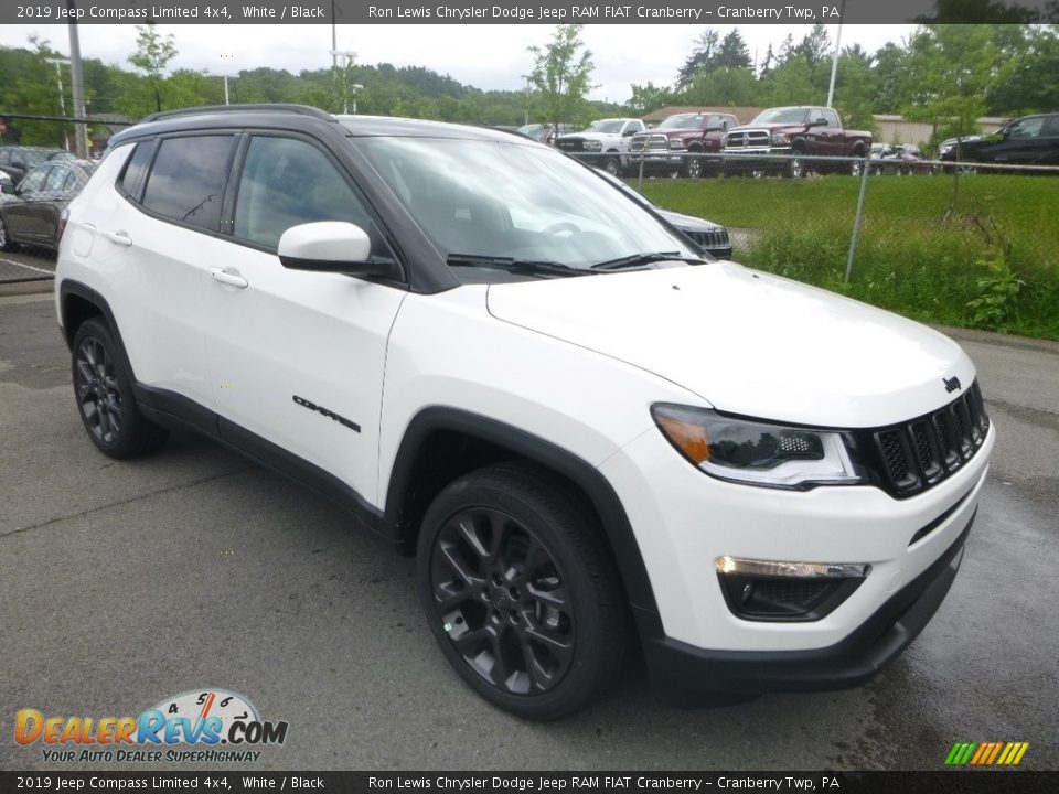 2019 Jeep Compass Limited 4x4 White / Black Photo #7