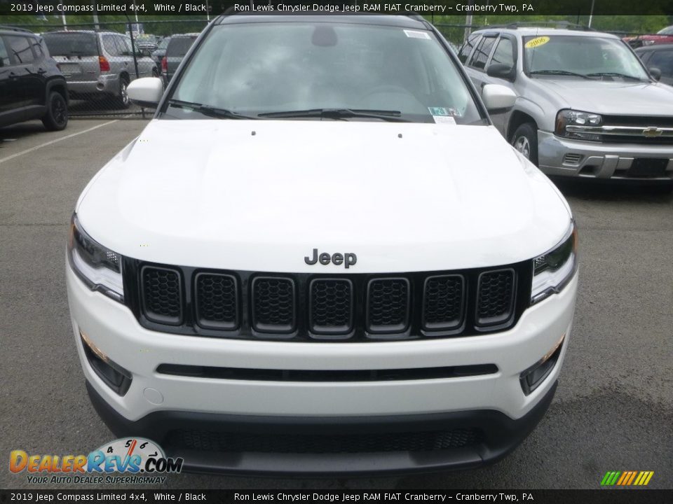 2019 Jeep Compass Limited 4x4 White / Black Photo #8