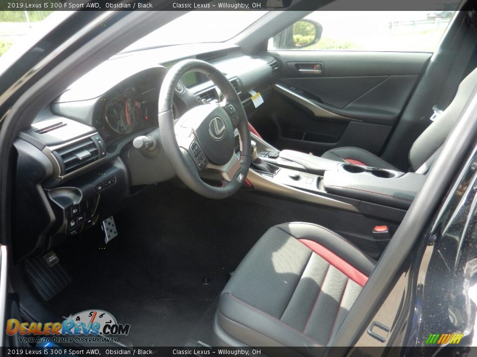 Front Seat of 2019 Lexus IS 300 F Sport AWD Photo #2