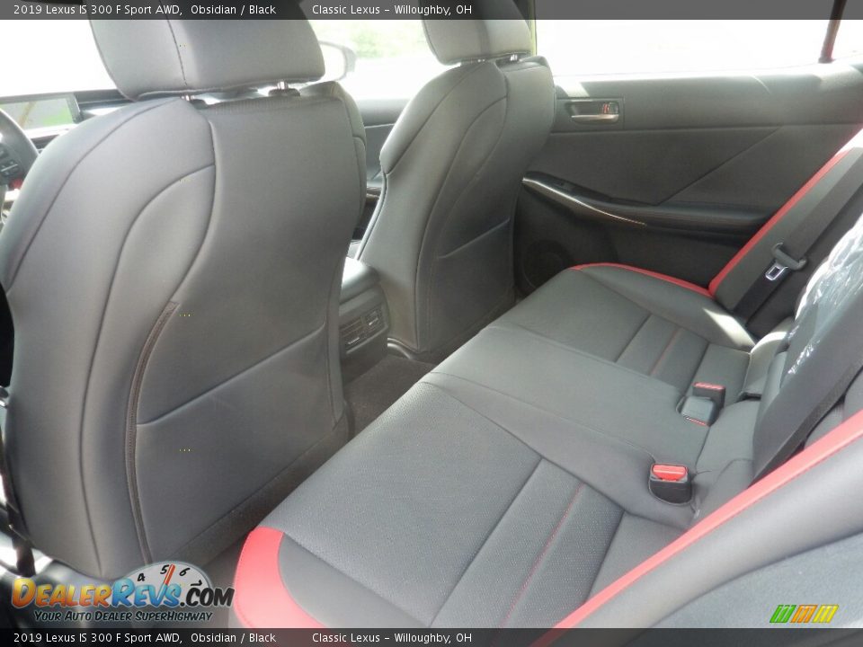 Rear Seat of 2019 Lexus IS 300 F Sport AWD Photo #3