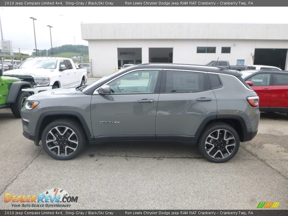 2019 Jeep Compass Limited 4x4 Sting-Gray / Black/Ski Gray Photo #2