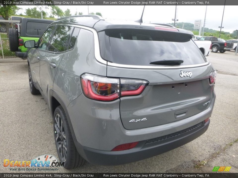 2019 Jeep Compass Limited 4x4 Sting-Gray / Black/Ski Gray Photo #3