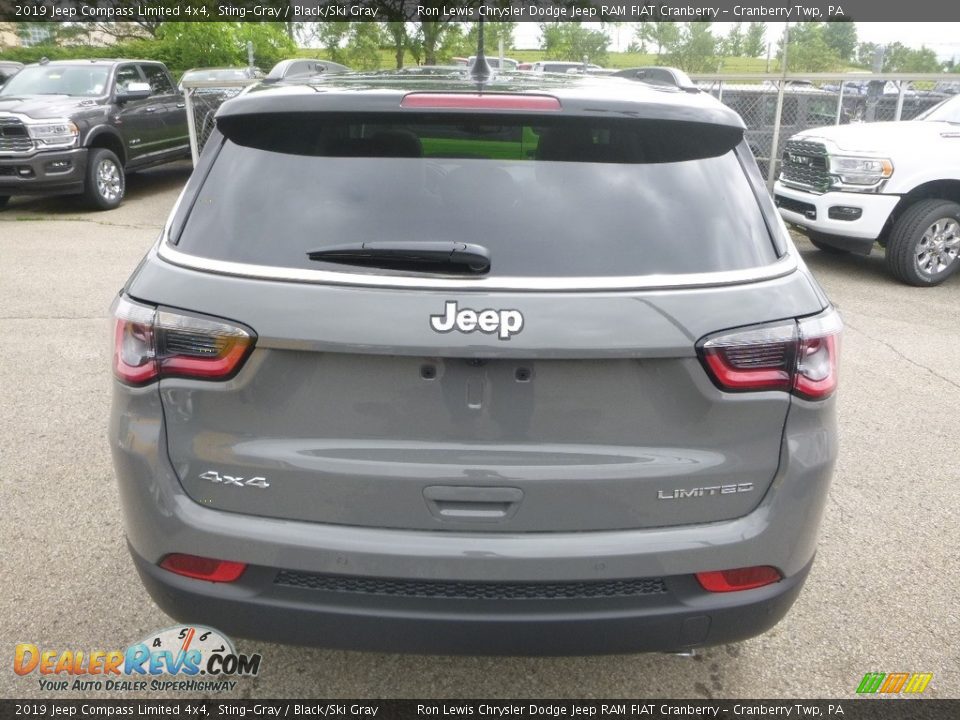 2019 Jeep Compass Limited 4x4 Sting-Gray / Black/Ski Gray Photo #4