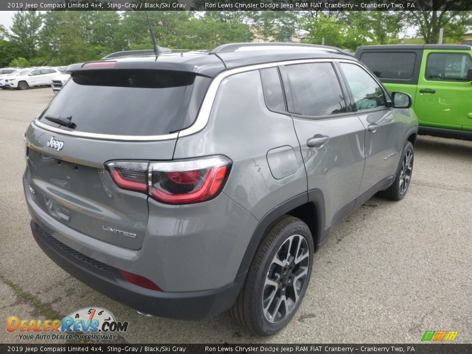 2019 Jeep Compass Limited 4x4 Sting-Gray / Black/Ski Gray Photo #5