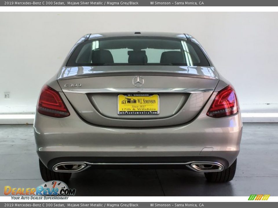 2019 Mercedes-Benz C 300 Sedan Mojave Silver Metallic / Magma Grey/Black Photo #3