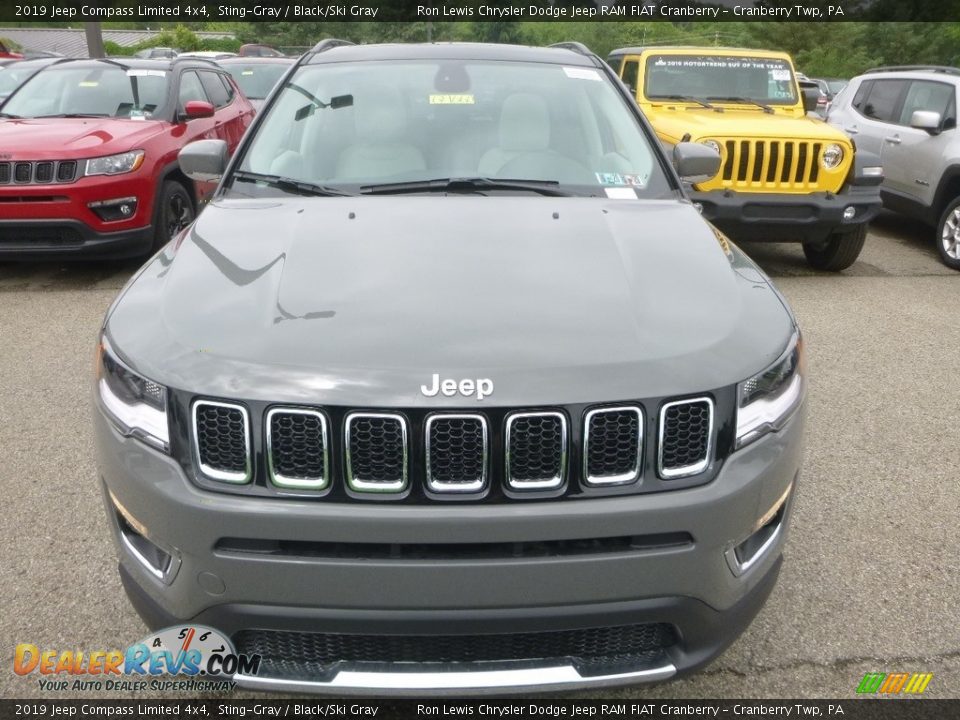 2019 Jeep Compass Limited 4x4 Sting-Gray / Black/Ski Gray Photo #8