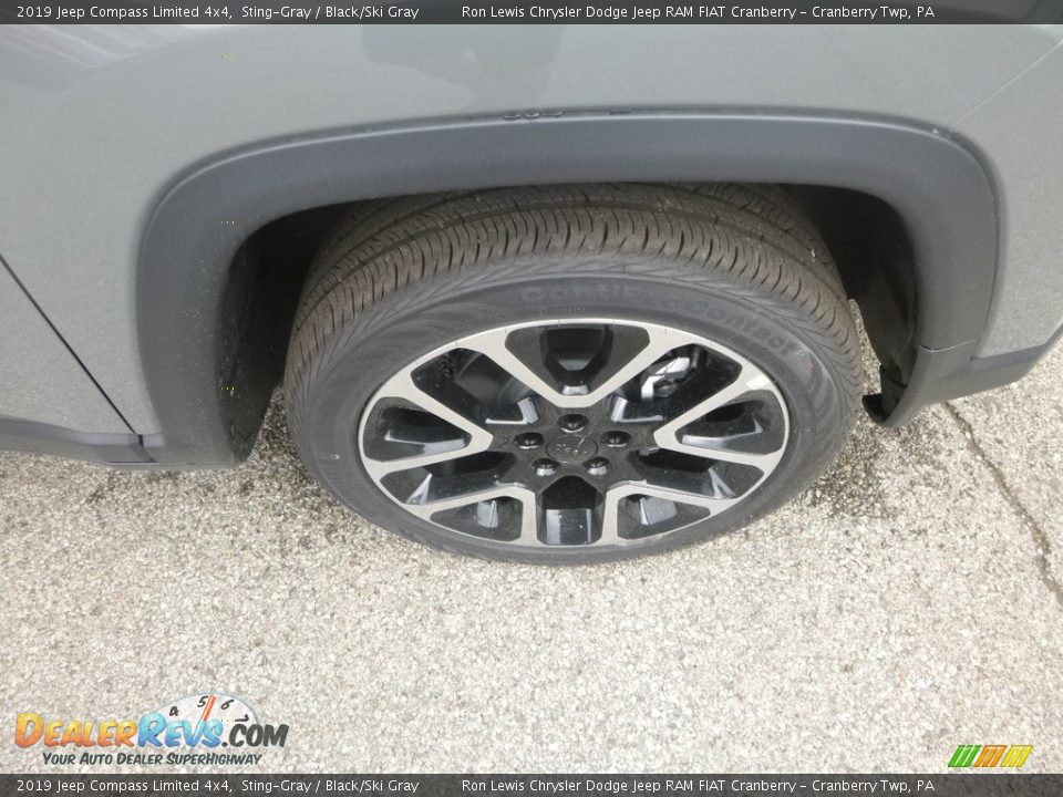 2019 Jeep Compass Limited 4x4 Sting-Gray / Black/Ski Gray Photo #9
