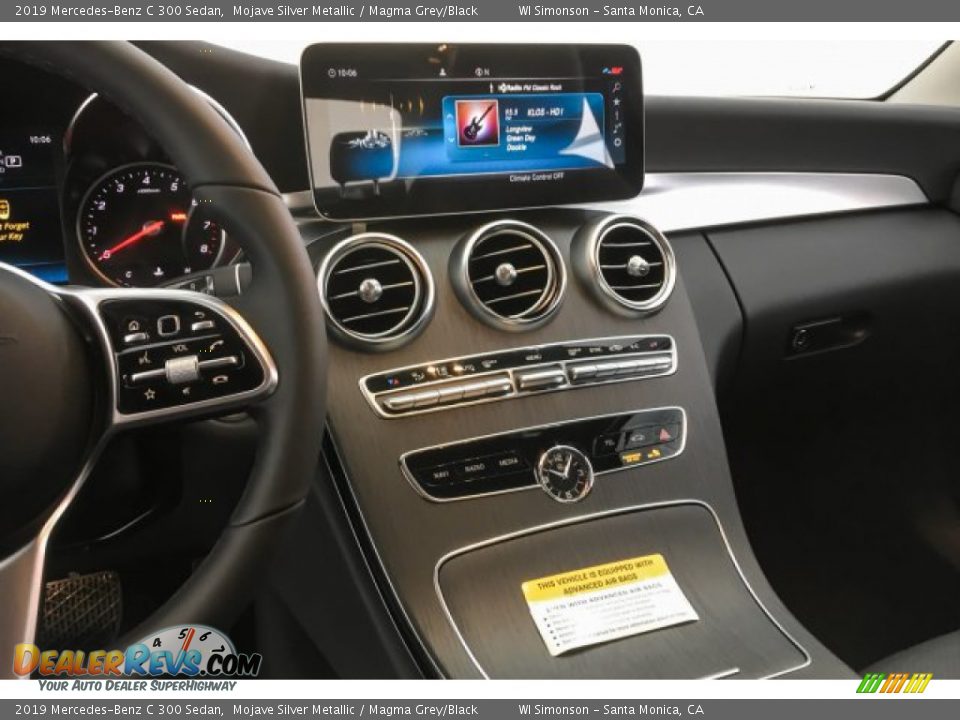 2019 Mercedes-Benz C 300 Sedan Mojave Silver Metallic / Magma Grey/Black Photo #6