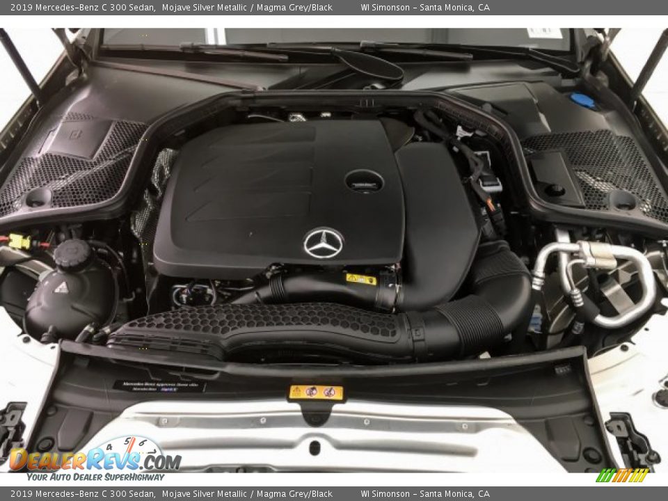 2019 Mercedes-Benz C 300 Sedan Mojave Silver Metallic / Magma Grey/Black Photo #8
