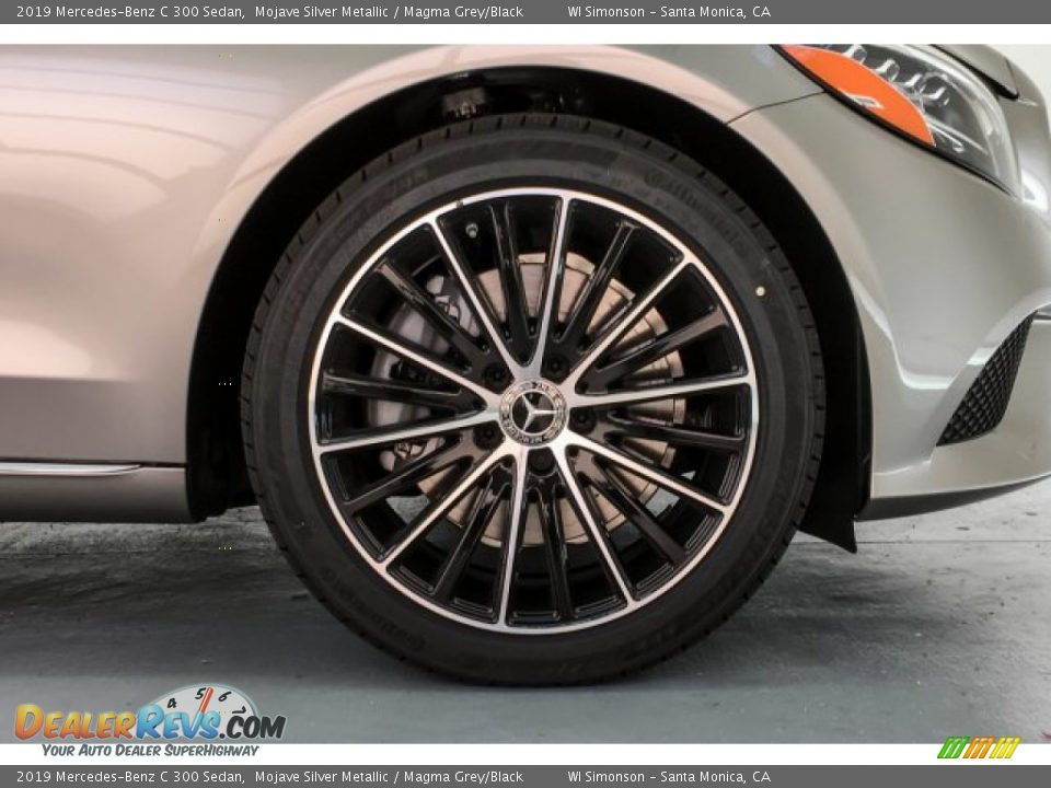 2019 Mercedes-Benz C 300 Sedan Mojave Silver Metallic / Magma Grey/Black Photo #9