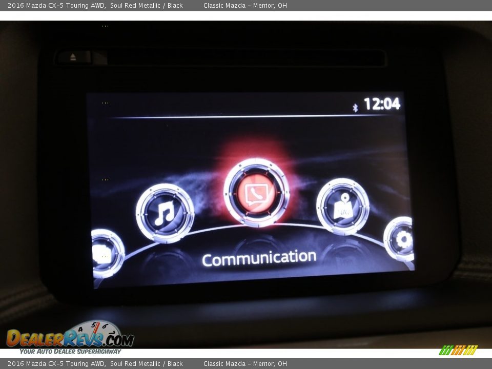 2016 Mazda CX-5 Touring AWD Soul Red Metallic / Black Photo #9