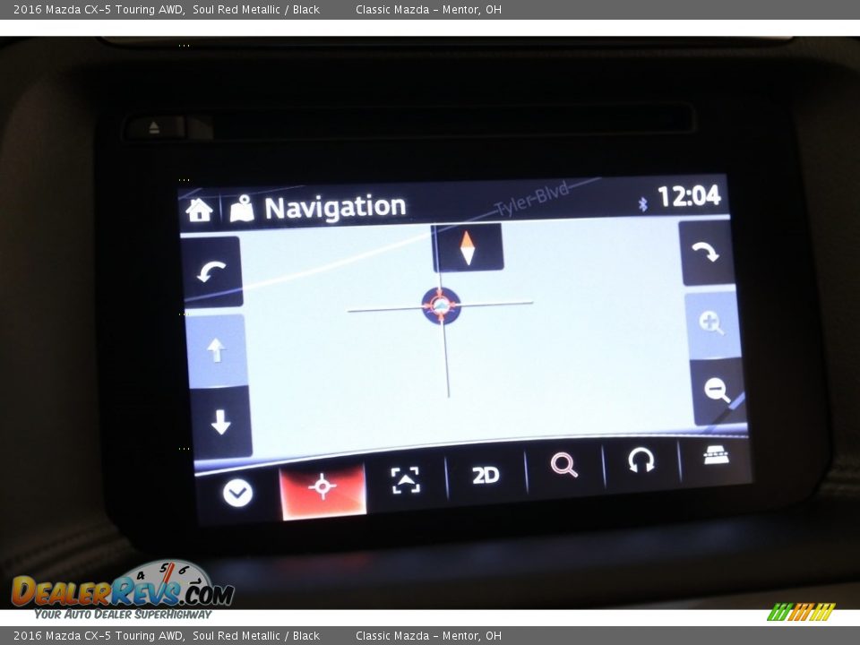 2016 Mazda CX-5 Touring AWD Soul Red Metallic / Black Photo #11