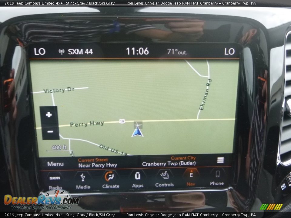 2019 Jeep Compass Limited 4x4 Sting-Gray / Black/Ski Gray Photo #18